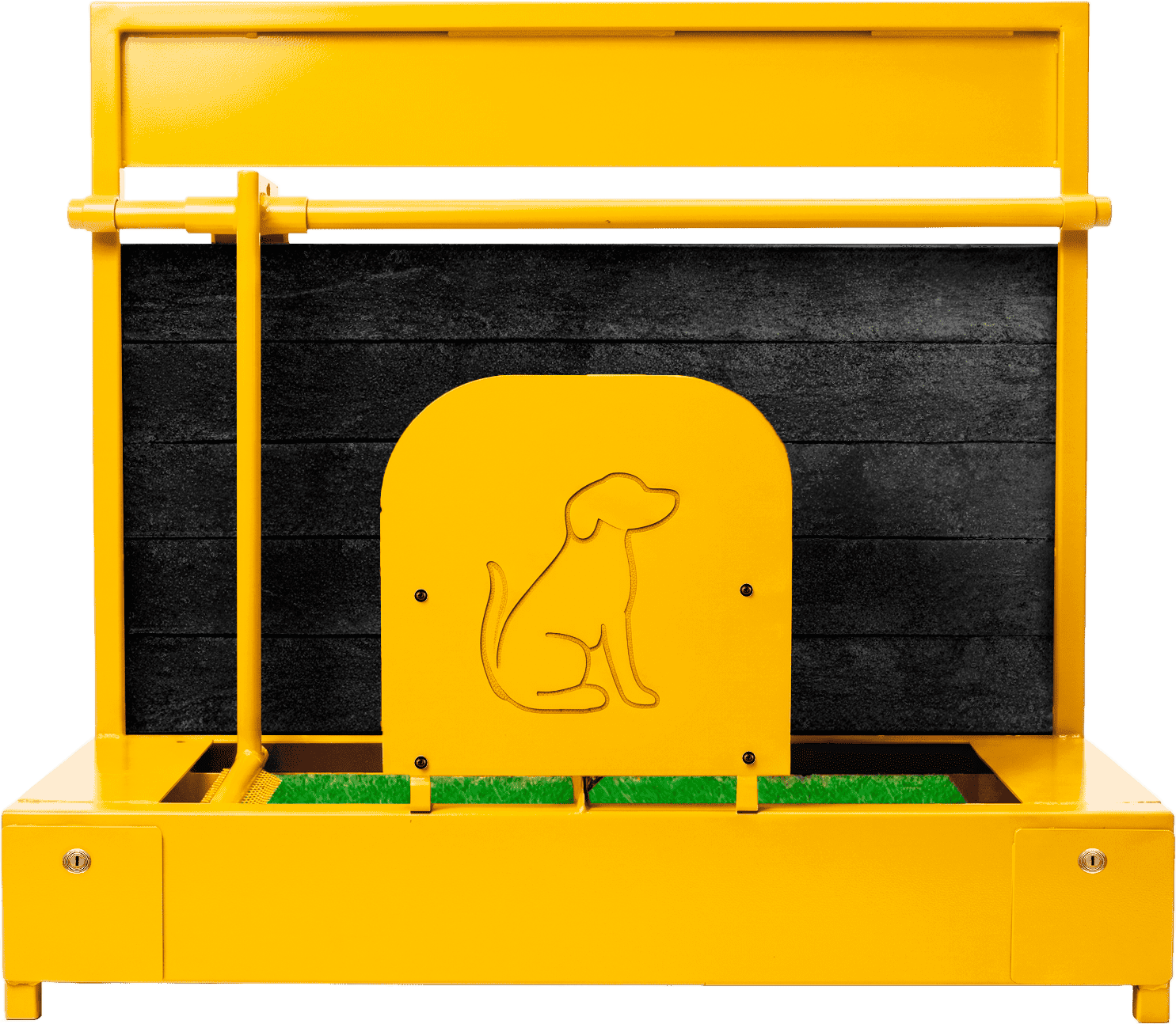 Render frontal del Módulo Ecológico Canino